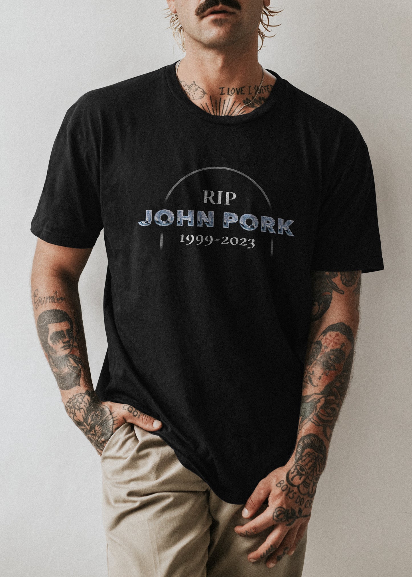 Unisex RIP John Pork T - Shirt